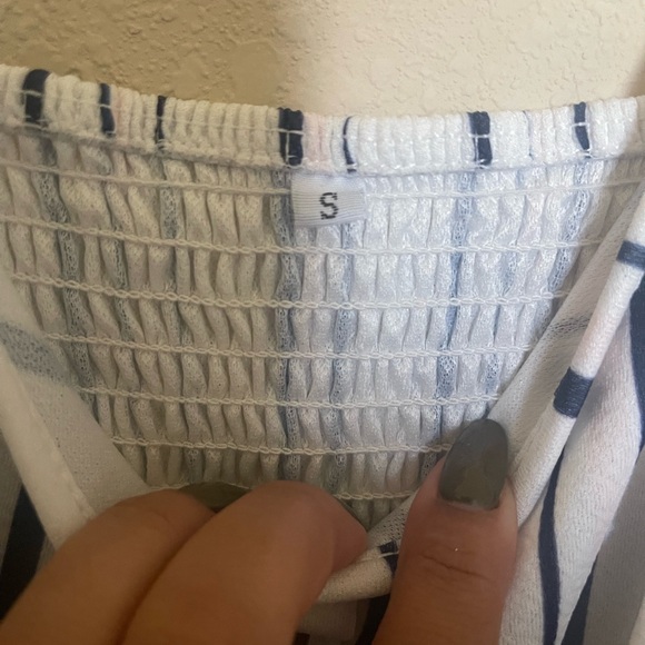 Striped Button-Down Dress - Picture 3 of 6